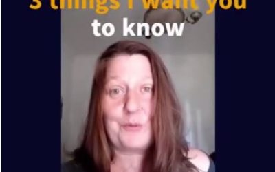 3 Things I Want You To Know