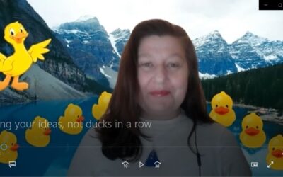 Bring Your Ideas, Not Ducks in a Row